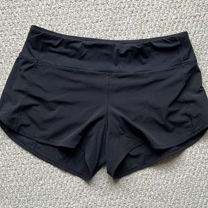 Black lululemon shorts
